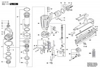 Bosch 3 601 D91 900 Gsk 64 Pneumatic Nailgun / Eu Spare Parts